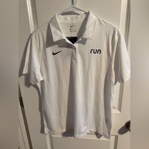 Nike White Run Women’s  Polo Shirt